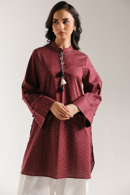 ETHNC Printed Shirt - MULBERRY | E6976/102/402