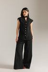ETHNC Black Striped 2-Piece Suit | E0788/116/901