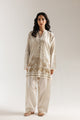 ETHNC-PRINTED KURTI-VANILLA ICE |
SHIRT - A LINE FIT - BAN NECK WITH SLIT - FLARED SLEEVES - SHORT LENGTH