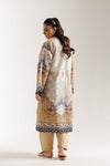 ETHNC -Printed 2-Piece Suit | SHIRT - LOOSE FIT - V NECK-SHALWAR - LOOSE FIT(LIME)