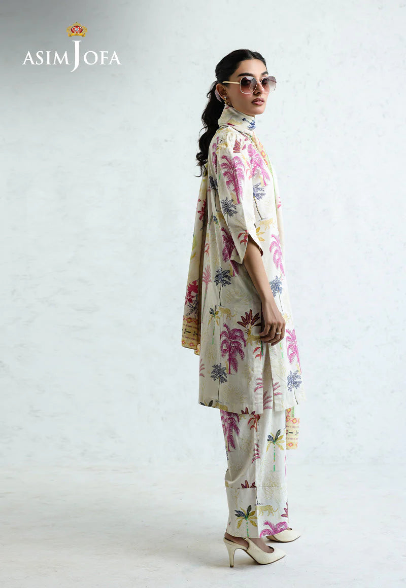 ASIM JOFA-PRINTED CAMBRIC STITCHED 3PCS (AJPB-210 )