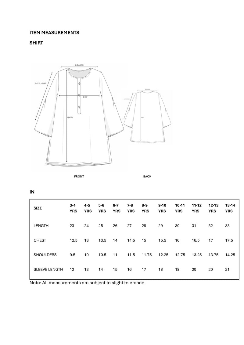 ETHNC KIDS - Printed Suit -VANILLA ICE | E1640/402/005