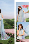 MARIA B BASICS SUMMER MB-CUSV14-10A-3 Pc Unstitched Embroidered Lawn Suit