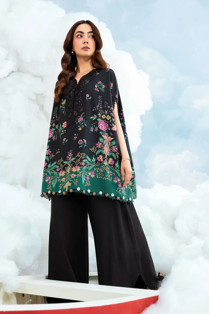MARIA B BASICS SUMMER MB-CUSV14-01B-3 Pc Unstitched Embroidered Lawn Suit