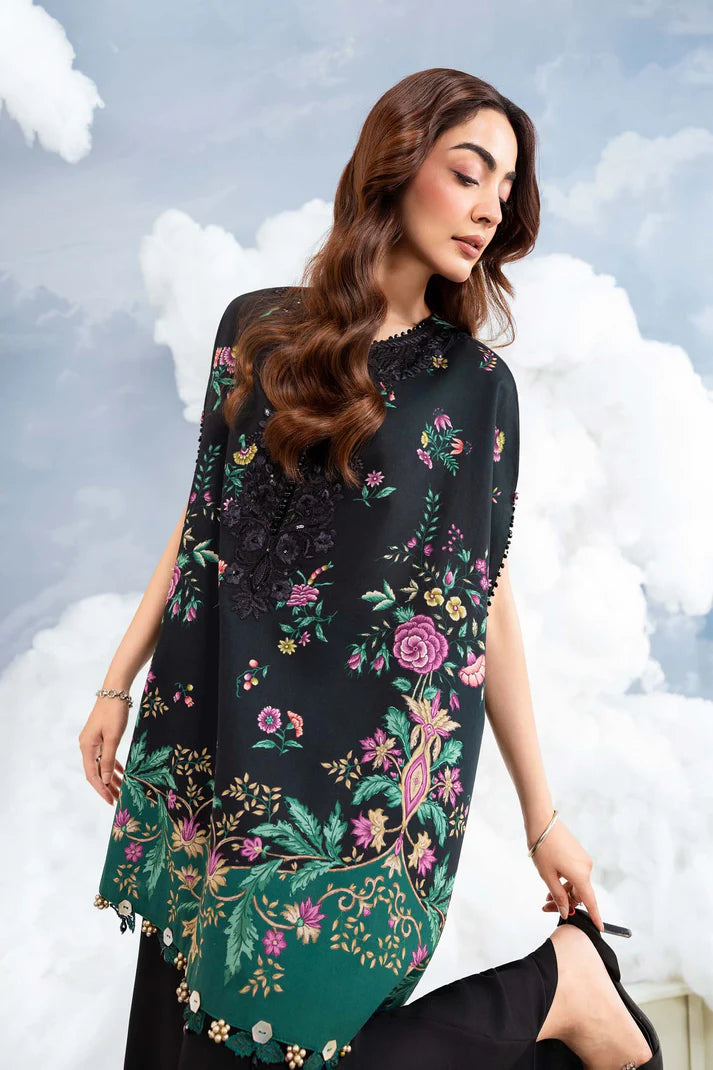MARIA B BASICS SUMMER MB-CUSV14-01B-3 Pc Unstitched Embroidered Lawn Suit