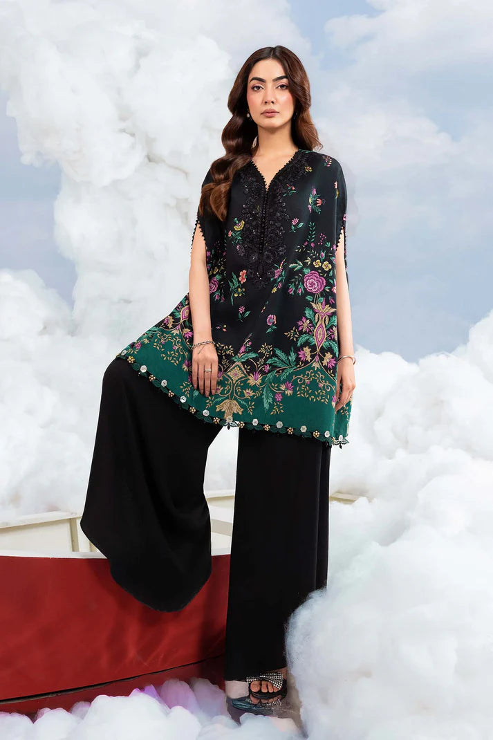 MARIA B BASICS SUMMER MB-CUSV14-01B-3 Pc Unstitched Embroidered Lawn Suit