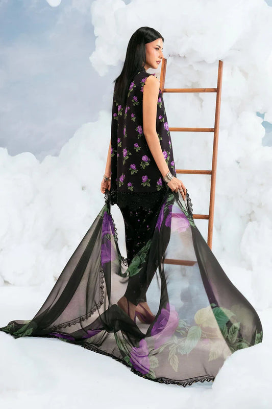 MARIA B BASICS Dreamscape Eid MB-CUSV14-09B-3 Pc Unstitched Embroidered Lawn Suit