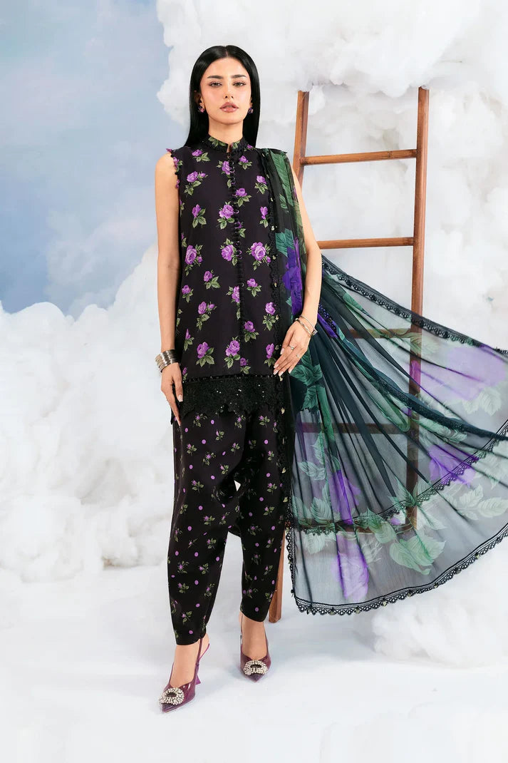 MARIA B BASICS Dreamscape Eid MB-CUSV14-09B-3 Pc Unstitched Embroidered Lawn Suit