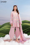 MARIA B BASICS SUMMER MB-CUSV14-10B-3 Pc Unstitched Embroidered Lawn Suit