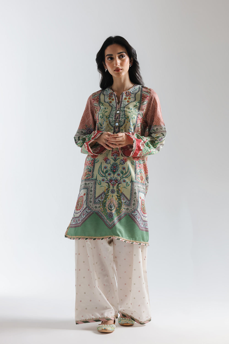 ETHNC Embroidered Suit-ICE-GREEN | E3640/103/719