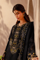 Rang Rasiya Premium Embroidered Lawn Unstitched 3Pc Suit - LAYL(Black)