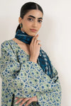 Sapphire Digital Printed Lawn | 3 PC Unstitched | SKU: 0U3PDY25V153 | Dark Beige