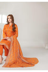 Tawakkal Mehza Un-Stitched Rotary Printed Lawn- Volume 1 Code D-3232 (Persimmon Orange)