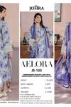 AELORA BY JOHRA Lawn fabric 3PC Summer Collection 2026 Unstitched JS - 133 (Lavender Grey) - Bristy's Collection