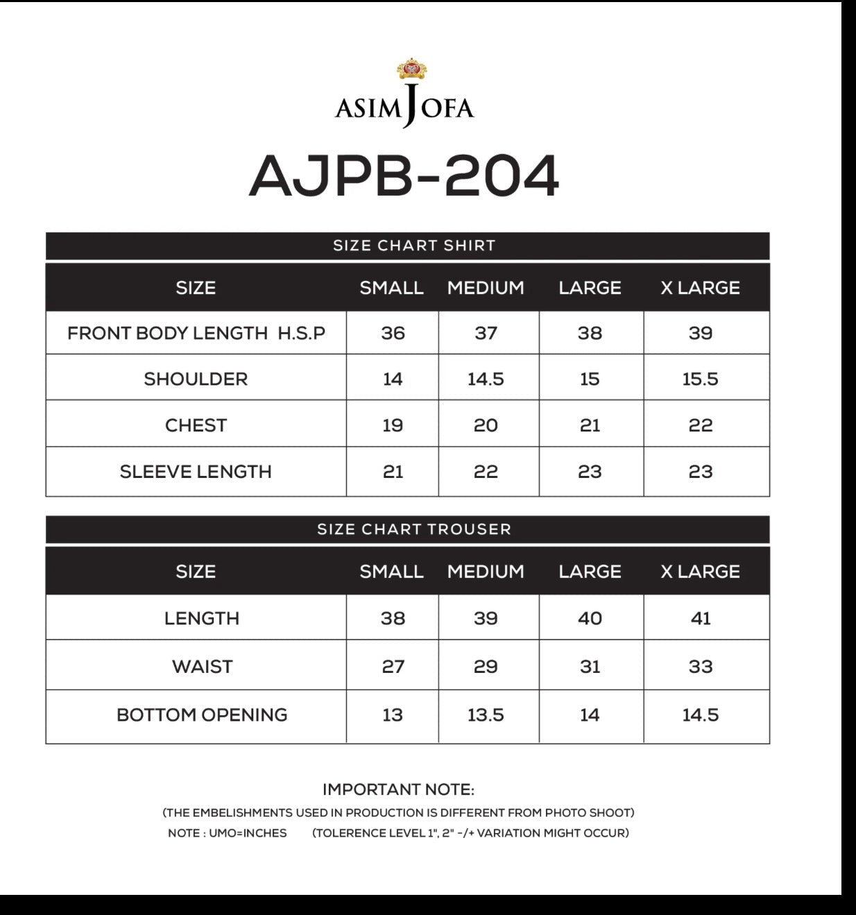 ASIM JOFA - PRINTED CAMBRIC STITCHED 2PCS - AJPB - 204 - Bristy's Collection