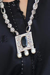 Elegant Pakistani Gulzar Yousaf (GL) Stitched 3 PCs - (Midnight Black) - Bristy's Collection