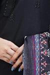 Elegant Pakistani Gulzar Yousaf (GL) Stitched 3 PCs - (Midnight Black) - Bristy's Collection