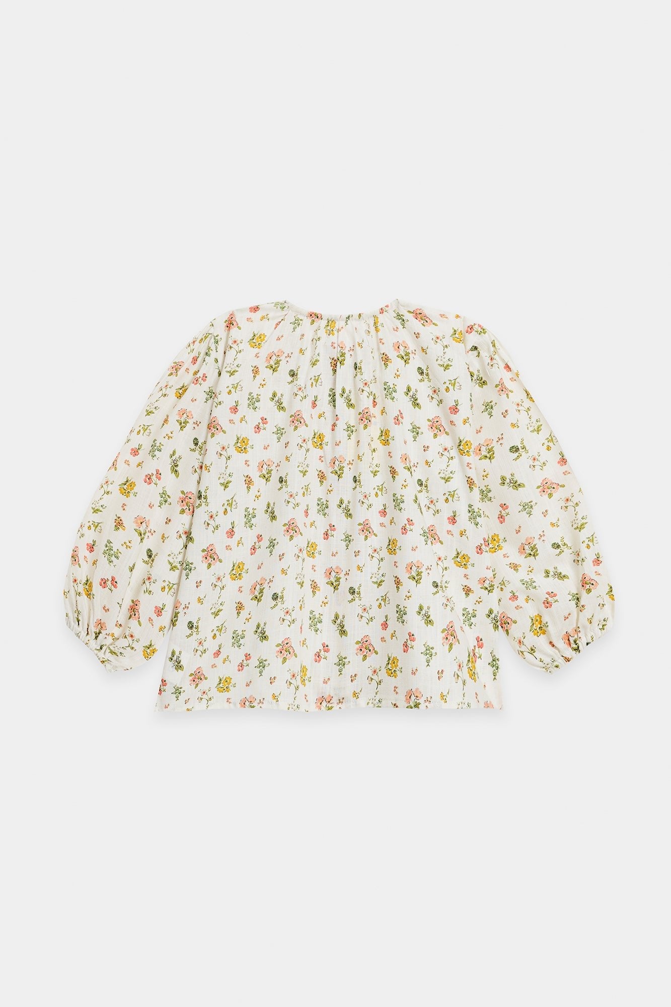 ETHNC Kids - CO - ORD SET - SHIRT - FLARED FIT - SHORT LENGTH SKIRT - White Color - Bristy's Collection