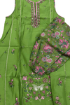 ETHNC Kids Embroidered 2 pcs Stitched Suit - Green - Bristy's Collection