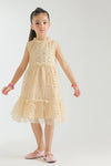 ETHNC Kids Embriodered Dress- LIGHT-YELLOW | E0909/301/225