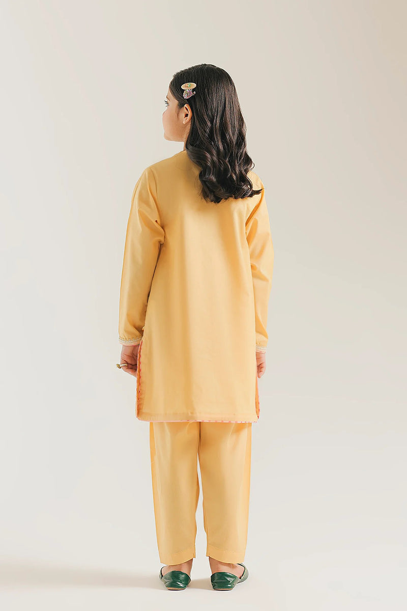 ETHNC Kids-EMBROIDERED SUIT- BRIGHT YELLOW | E0962/404/106