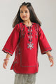 ETHNC Kids Embroidered Suit - WINE | E1568/402/416