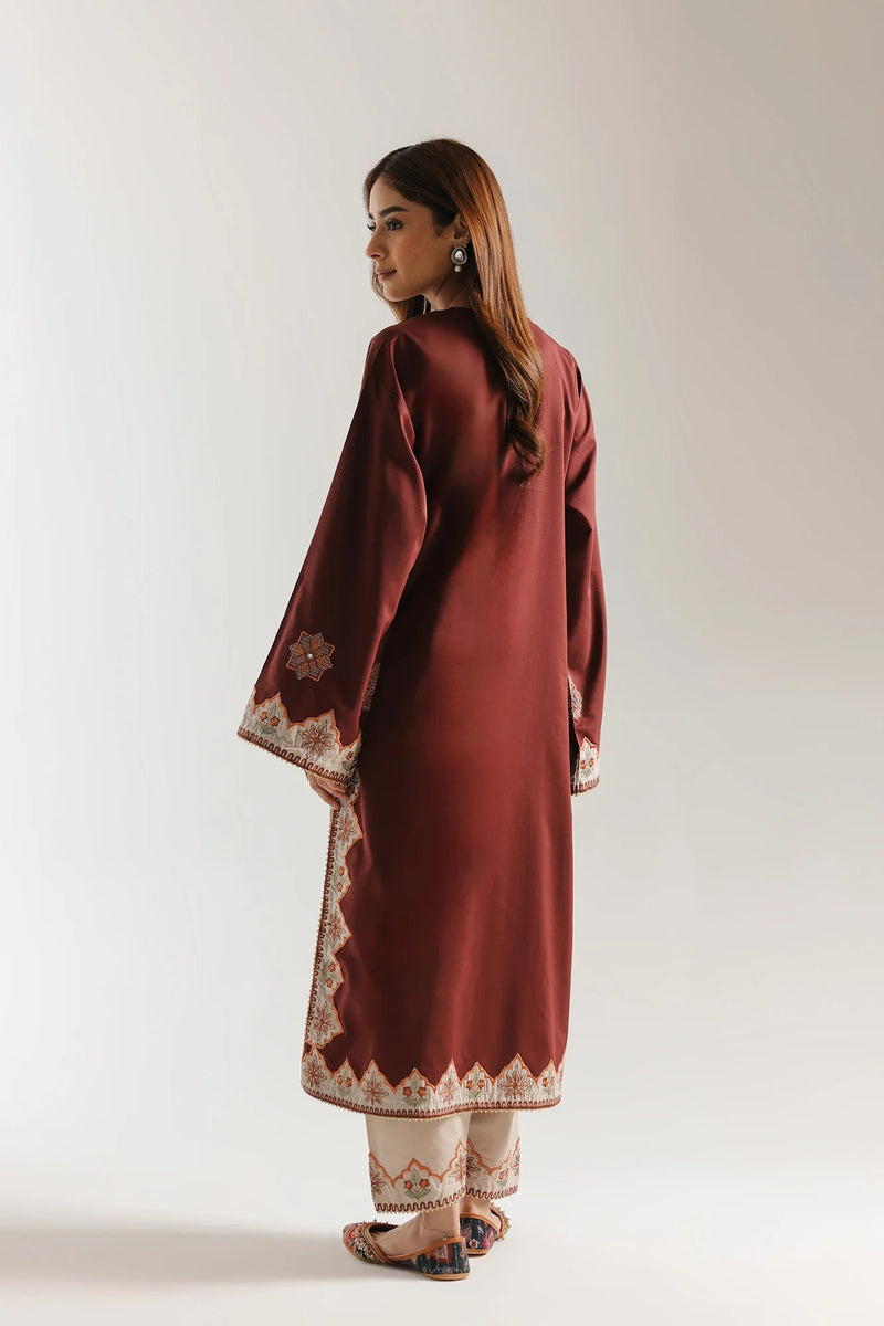 ETHNC EMBROIDERED Suit - BROWN | E4159/103/801