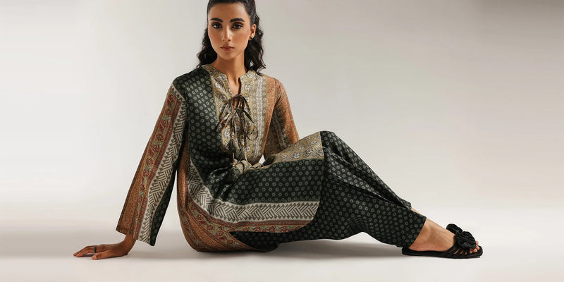 ETHNC Printed Suit- Bright Yellow- (E6704_102_108)