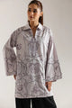 ETHNC Embroidered Casual Shirt – Light Grey - E7219/102/914