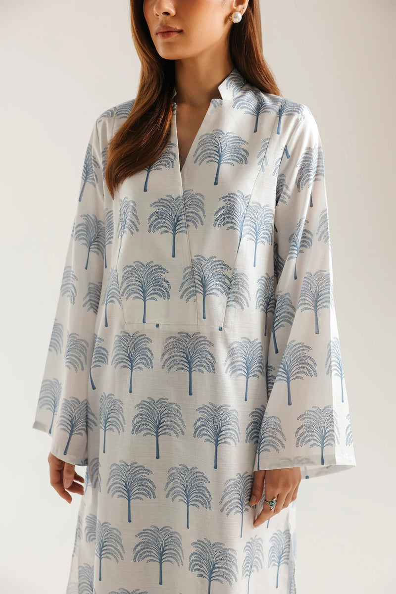 ETHNC PRINTED SUIT (E8190/102/003) | Coconut Milk
