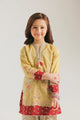 ETHNC Kids Embriodered suit-PALE YELLOW  (E0945404114)