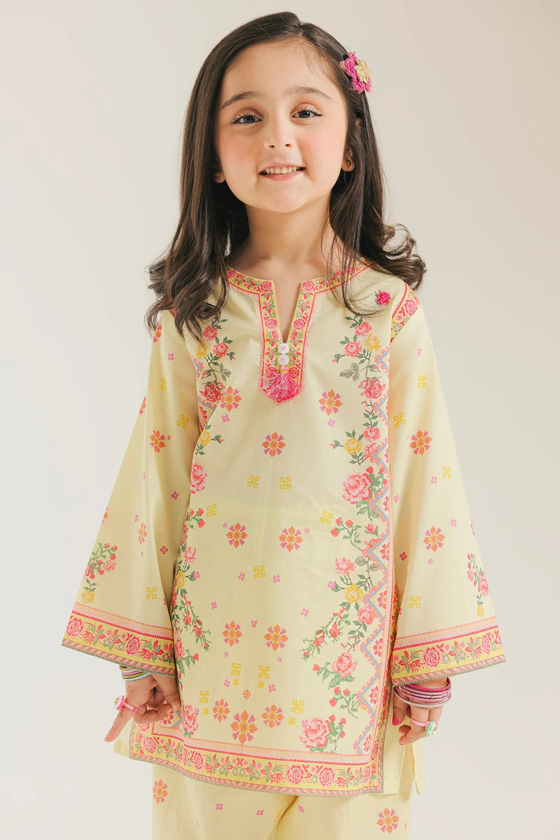 ETHNC KIDS - Printed Suit-yellow Beige | E1693/402/112