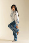 ETHNC Printed Kurti - OFF WHITE | S4E0581/119/002
