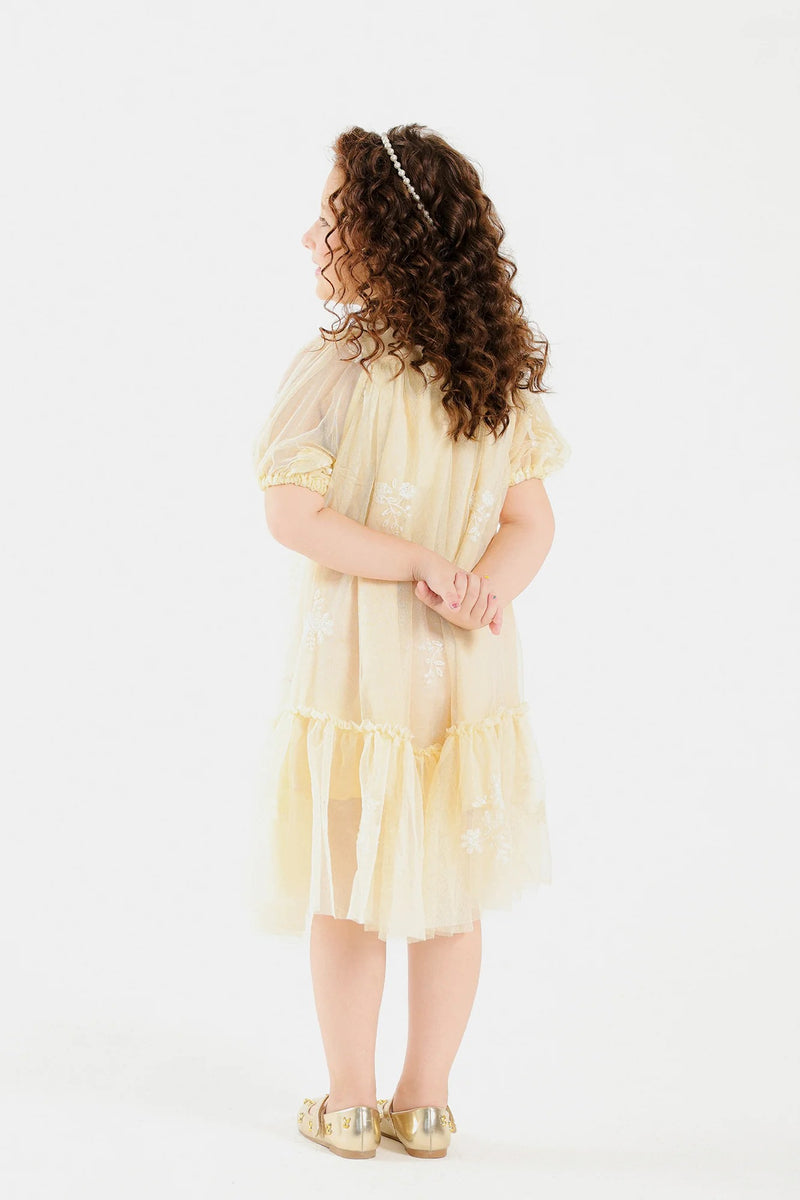 ETHNC Kids -EMBROIDERED DRESS -off-white (E0909/401/005)