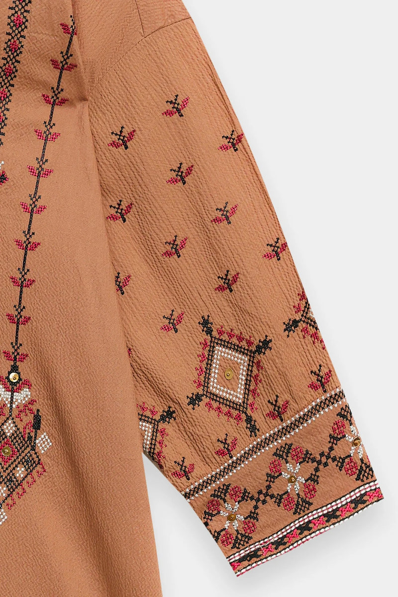 ETHNC Boho Kurti -DARK BROWN- (S4E0586/119/803)