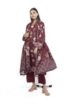 KHAADI - Printed Khaddar Fabrics 3 Piece -KW34A