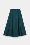 ETHNC suit ( Skirt & Shirt )  TEAL | E0727/106/711