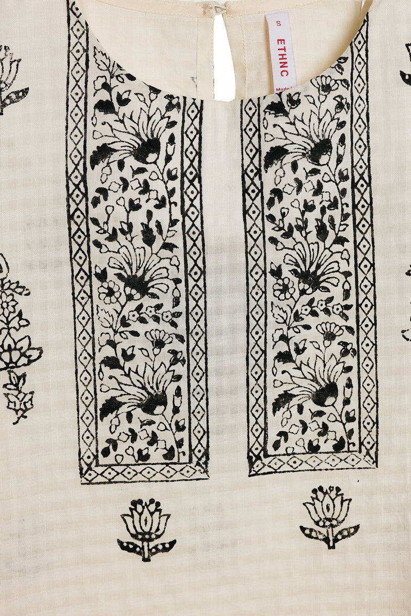 ETHNC Kurti - WHITE | S4E0572/119/001