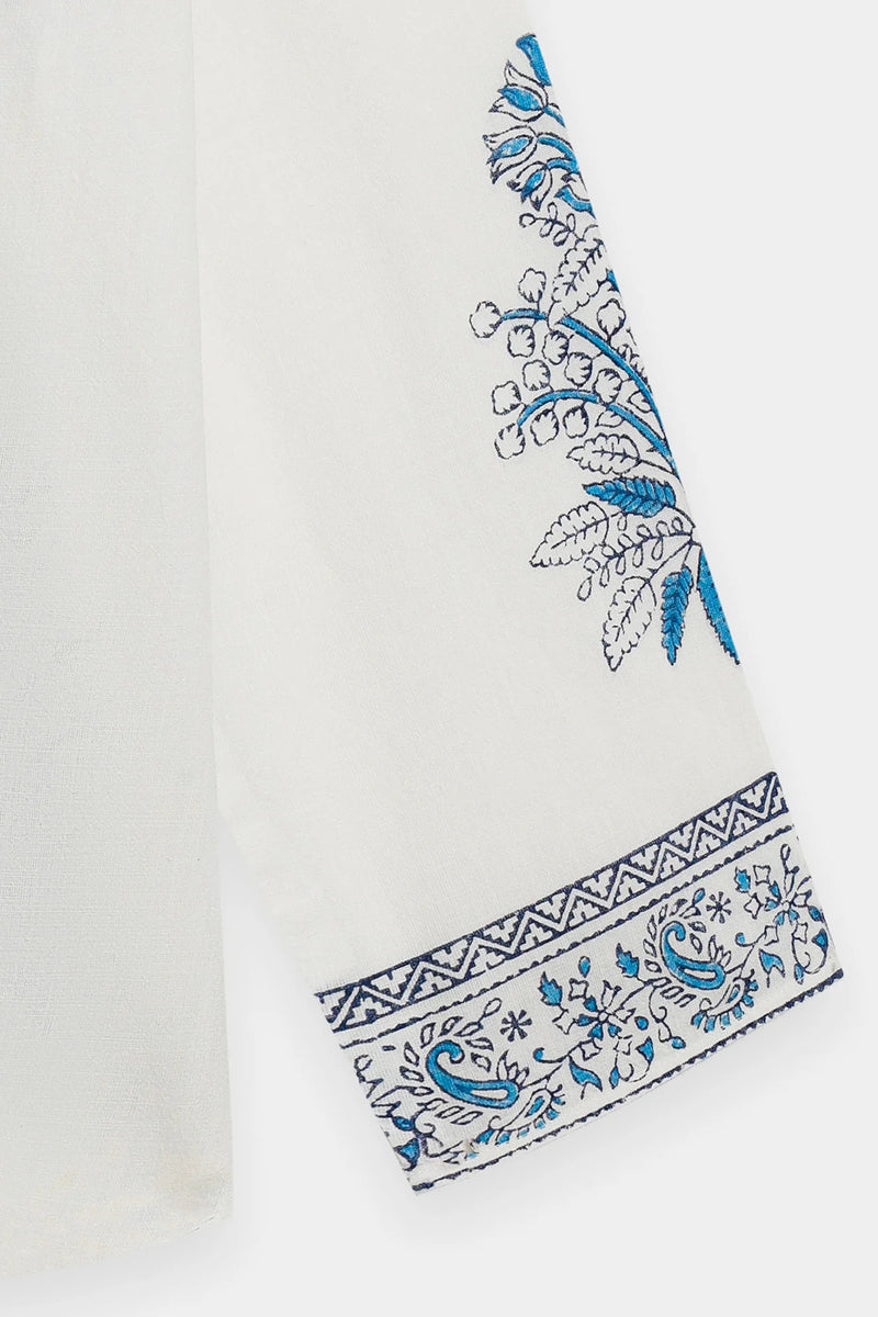 ETHNC Printed Kurti - OFF WHITE | S4E0581/119/002