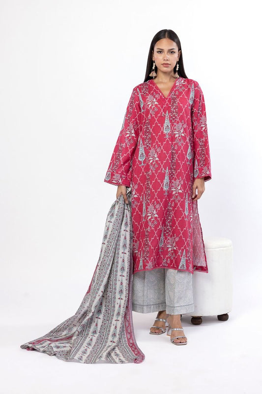KHAADI - Printed Khaddar Fabrics 3 Piece