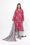 KHAADI - Printed Khaddar Fabrics 3 Piece
