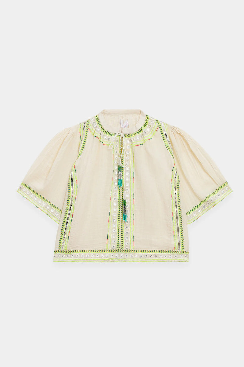 Ethnic Kids - Co-ord Set - Off White E1560 301 002