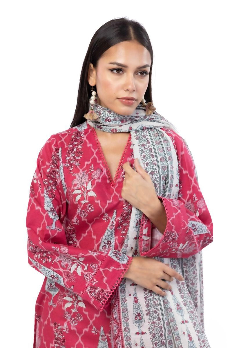 KHAADI - Printed Khaddar Fabrics 3 Piece