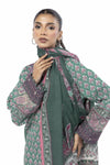 KHAADI-Embroidered | Slub Cotton Fabrics 3 Piece-LKW76B