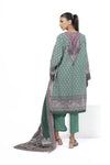 KHAADI-Embroidered | Slub Cotton Fabrics 3 Piece-LKW76B