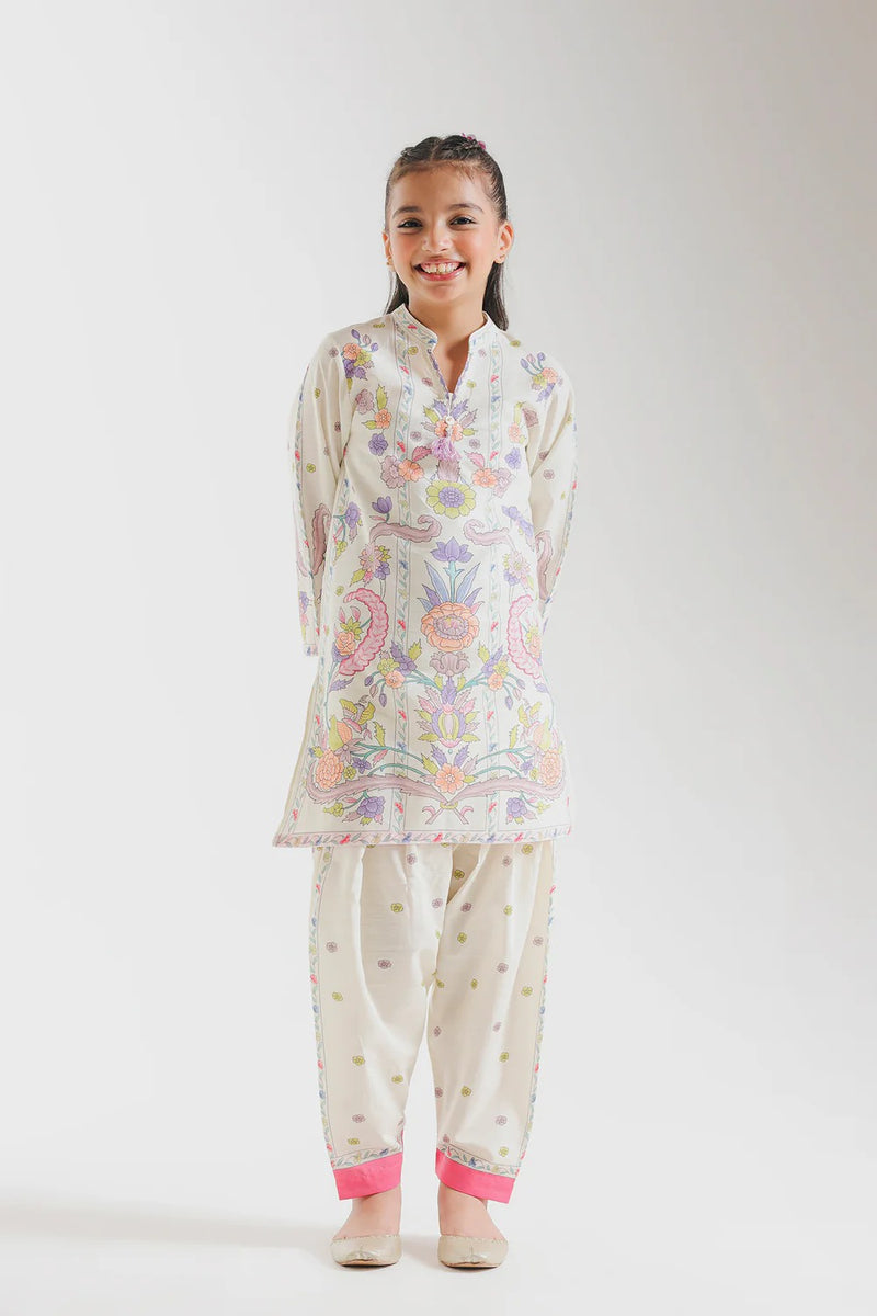 ETHNC KIDS - Printed Suit -VANILLA ICE | E1640/402/005