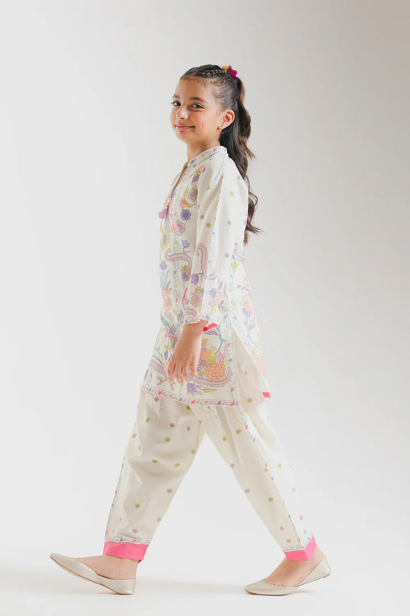 ETHNC KIDS - Printed Suit -VANILLA ICE | E1640/402/005