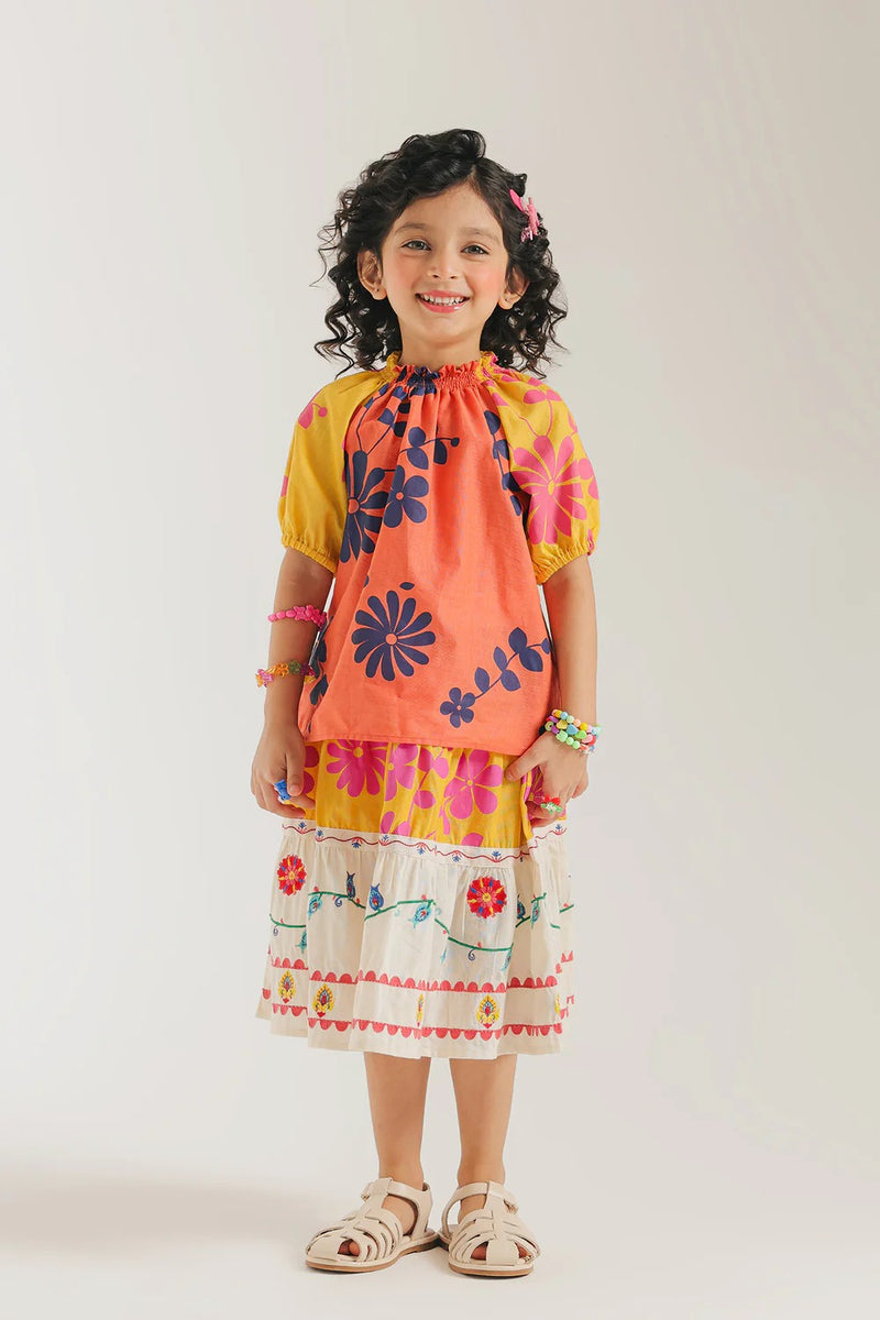 Ethnic Kids - Co-ord Set - Tangerine E1769 301 211