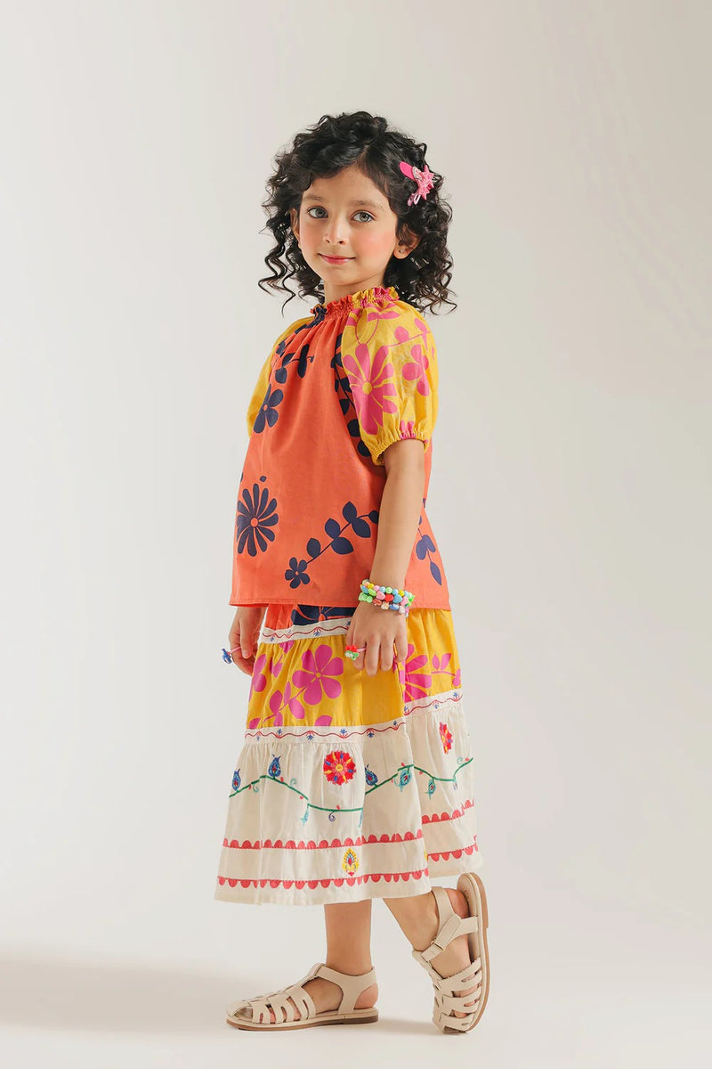 Ethnic Kids - Co-ord Set - Tangerine E1769 301 211