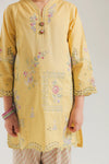 ETHNC Kids Embroidered Suit -PALE YELLOW | E0991/404/226